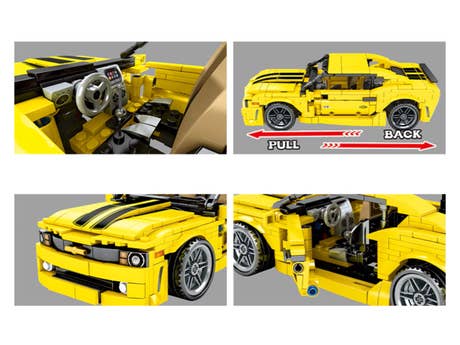 Foto: Klemmbaustein Sembo Bumblebee-Camaro Technic (701504)