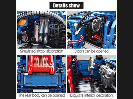 Foto: Klemmbaustein Sembo Ford Raptor F-150 Upgraded Version Technic (701990)