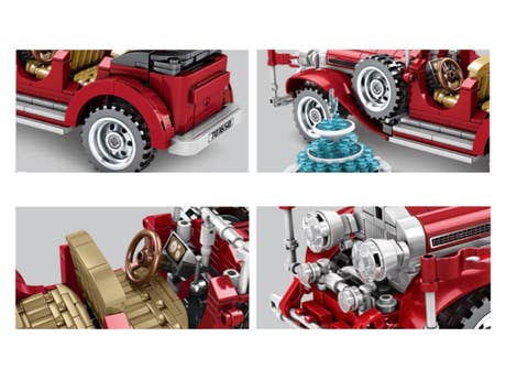 Klemmbaustein Sembo Mercedes Benz Classic Car Pull Back Car Technic (701650) Foto: Klemmbaustein Sembo Mercedes Benz Classic Car Pull Back Car Technic (701650)