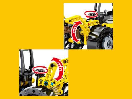 Foto: Klemmbaustein Sembo Three-In-One Multifunctional Engineering Vehicle Technic (703303)