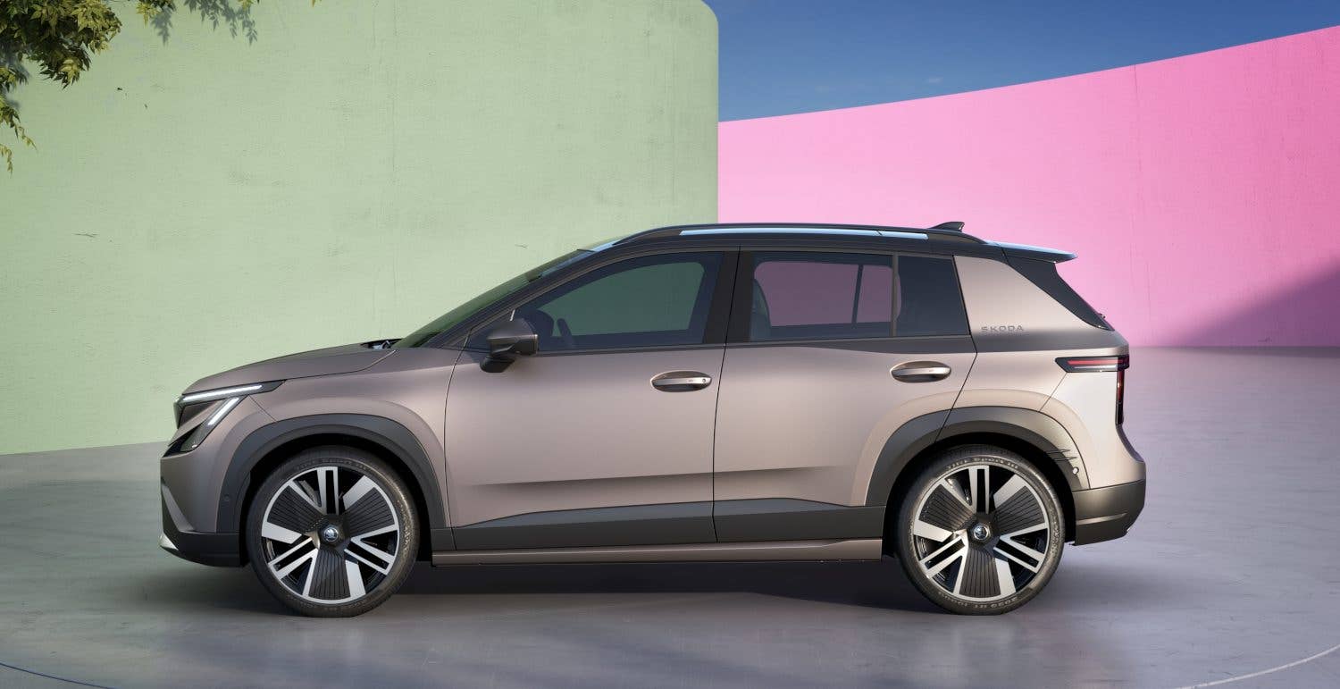 Skoda Epiq in der Seitenansicht.