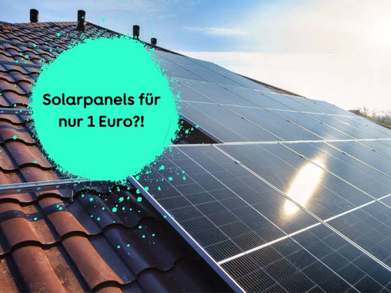 Nur am Black Friday: Solarpanels für 1 Euro?!