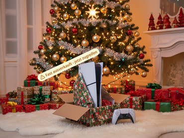 Sony Playstation 5 unter dem Weihnachtsbaum