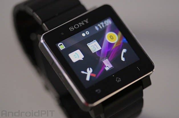 sony smartwatch 2 display front