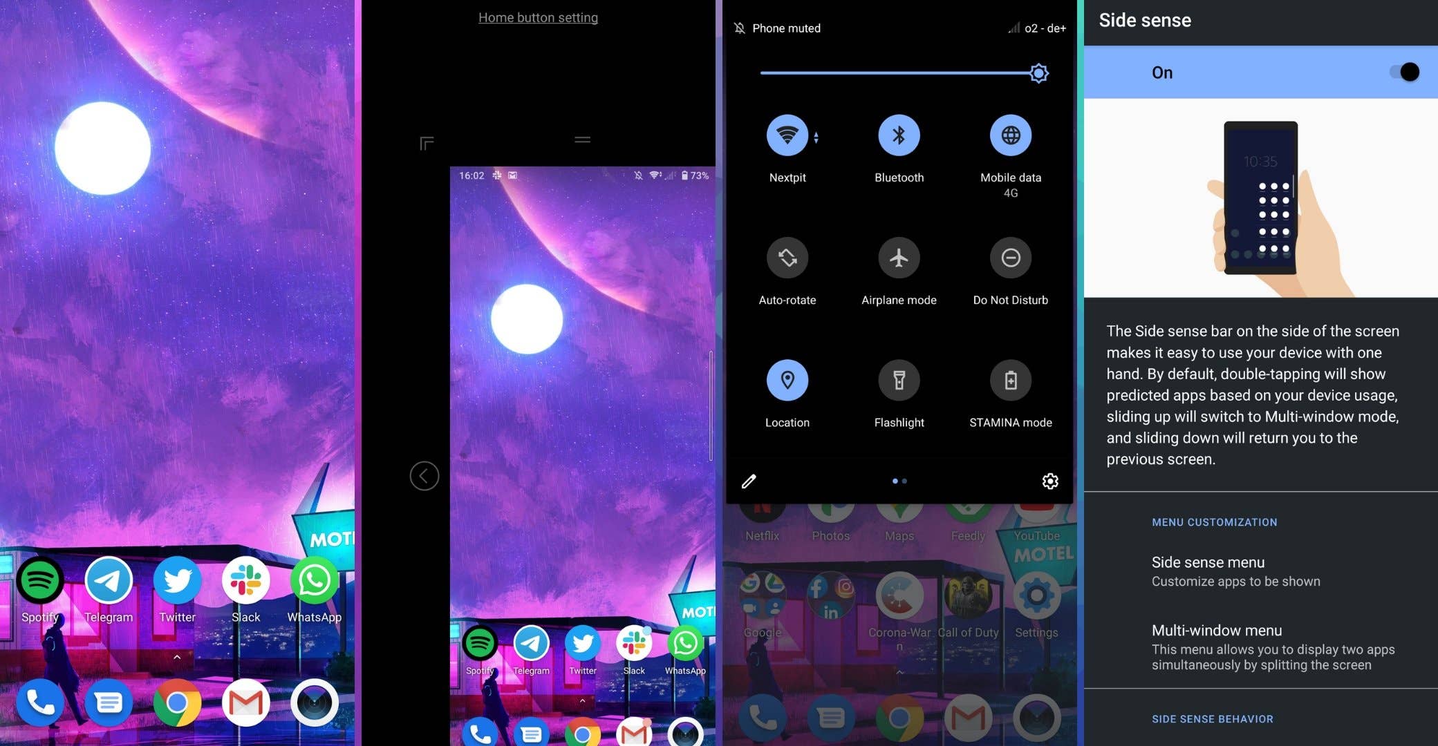 sony xperia 10 II interface english