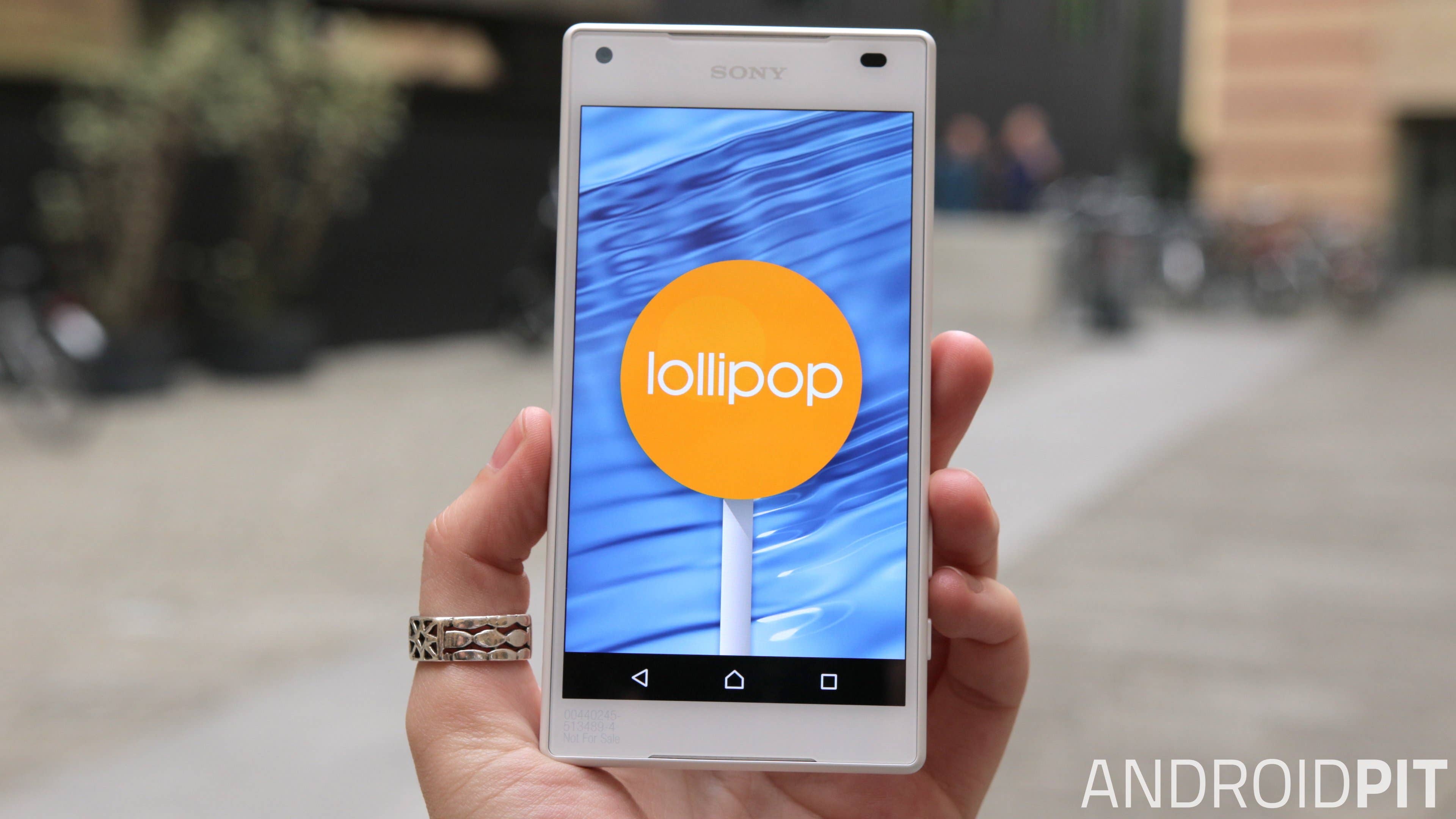 sony xperia z5 compact front display lollipop