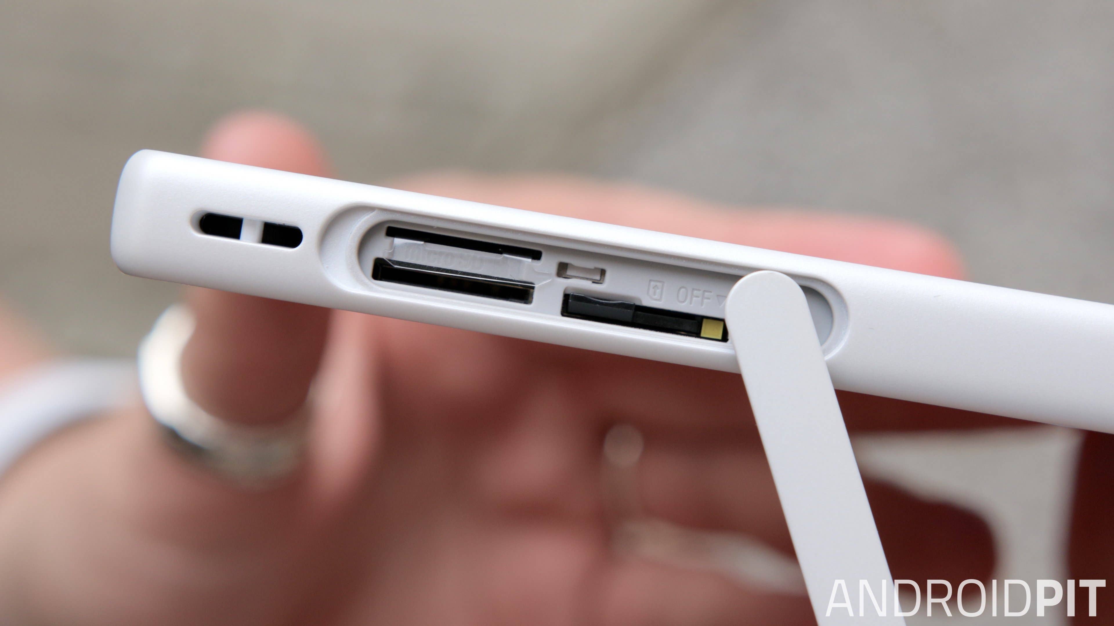 sony xperia z5 compact side sim sd