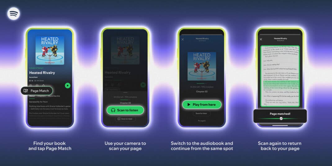 Das neue Page Match von Spotify