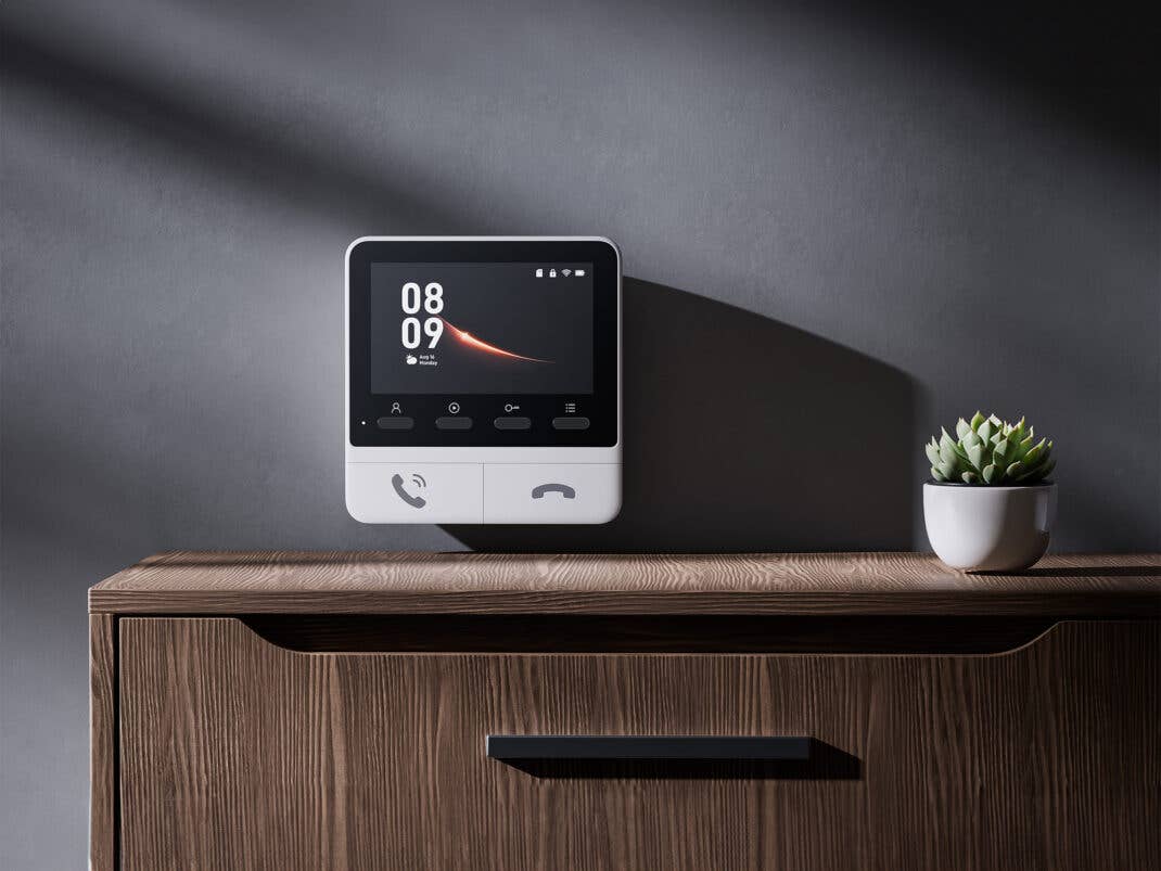 Display der smarten Videotürklingel von SwitchBot