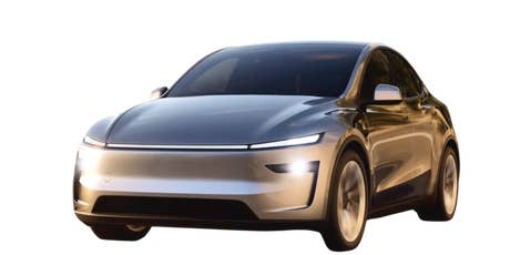 Tesla Y (2025) von vorne