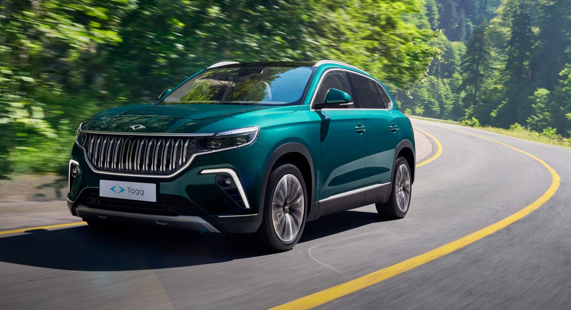 Togg T10X während der Fahrt