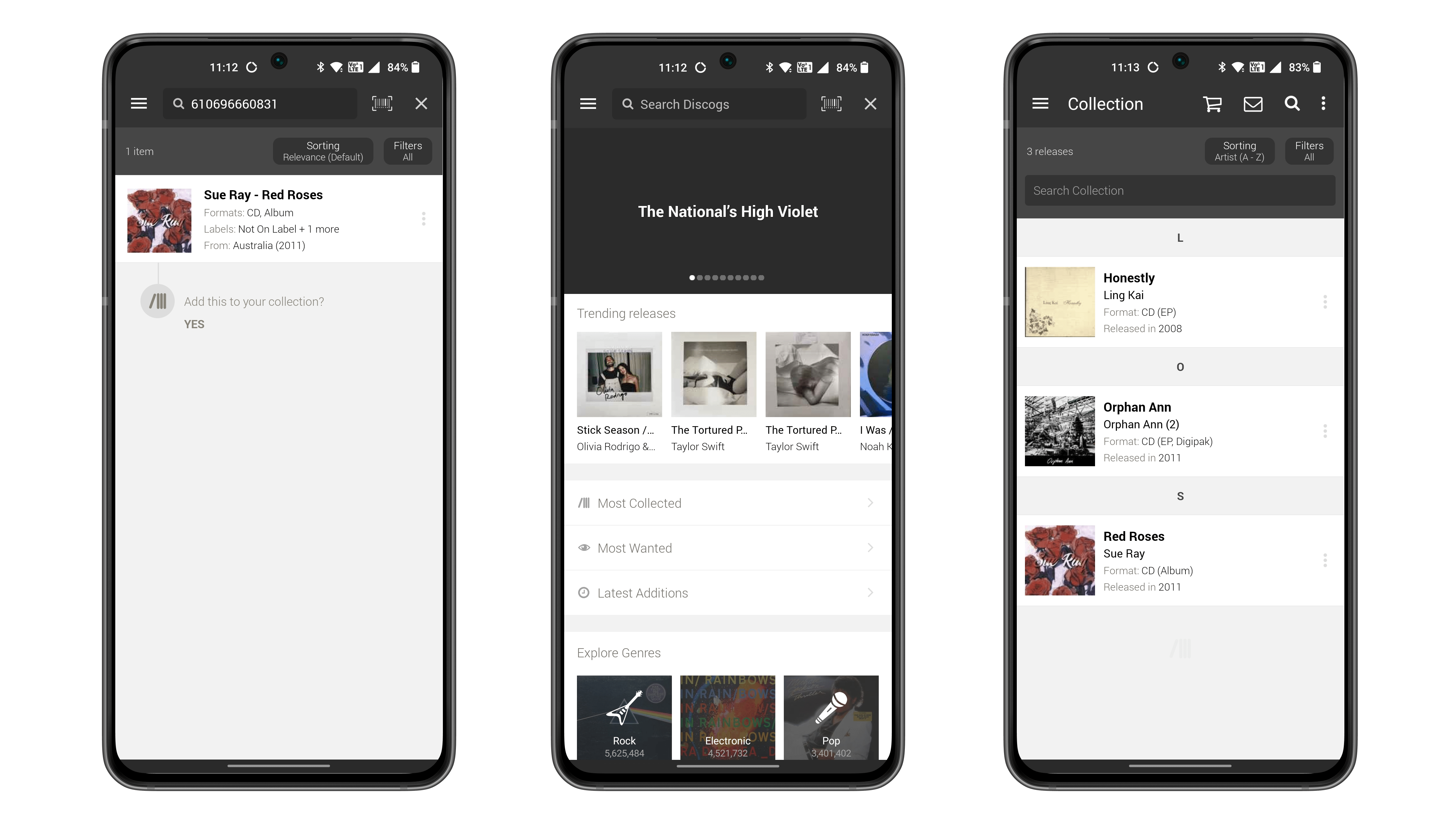 Top 5 apps - Discogs