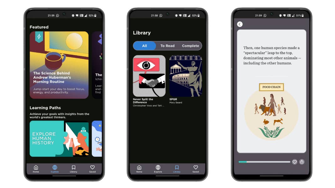 Screenshots für Imprint app