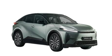 Toyota C-HR+ schräg von vorne