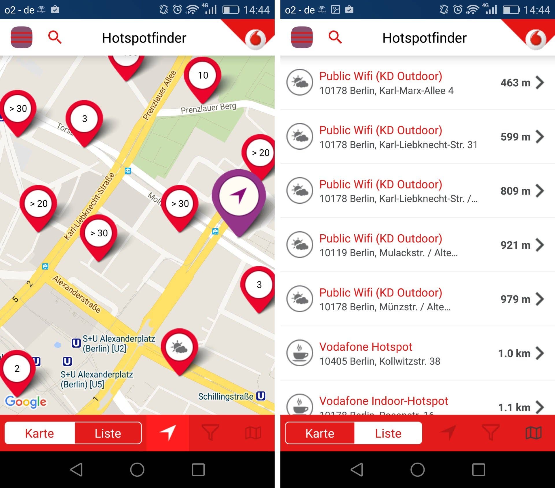 vodafone hotspot finder