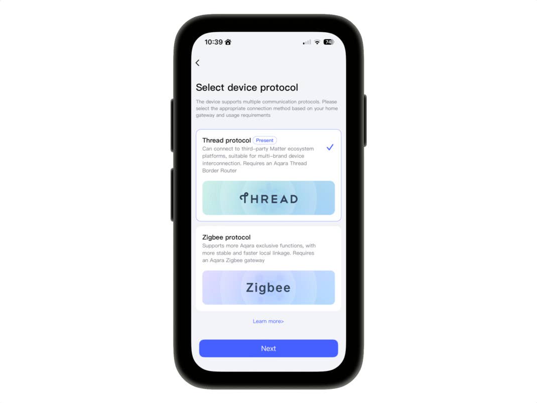 Aqara W600 Funkstandards
