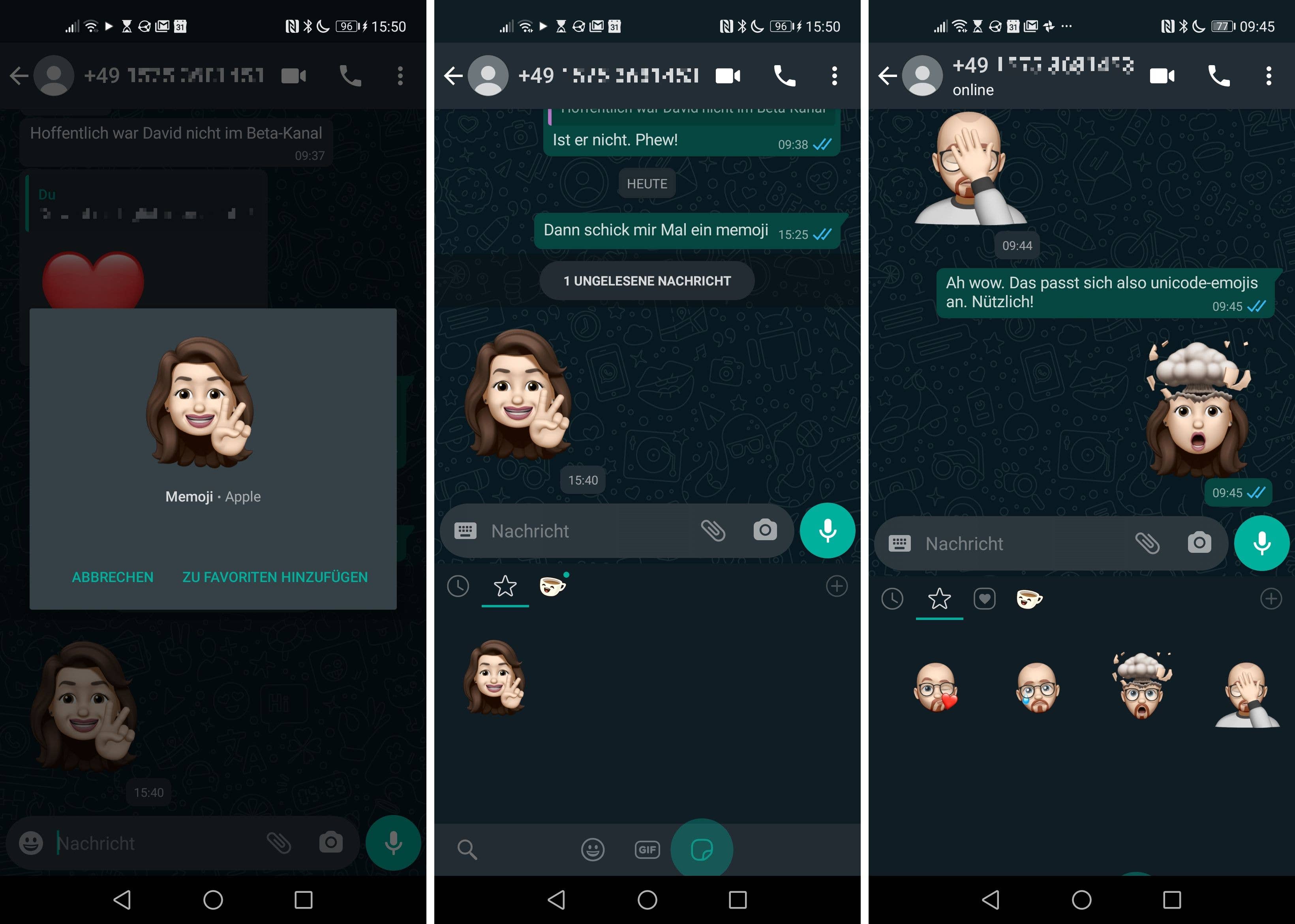 whatsapp memoji android 2020 03 06