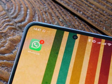 WhatsApp auf einem Smartphone