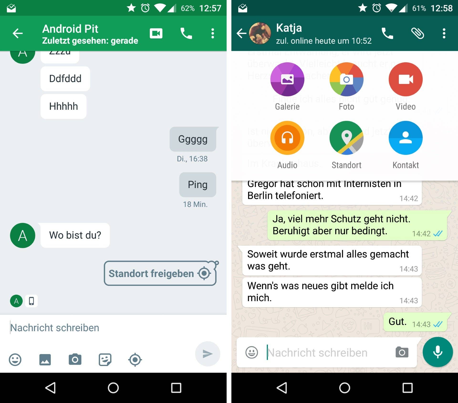 whatsapp hangouts location de