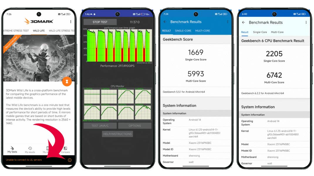 Screenshot des Xiaomi 14 Pro