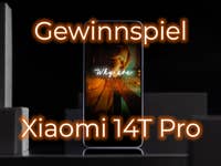 Xiaomi 14T Pro steht auf Tisch mit der Überschrift 