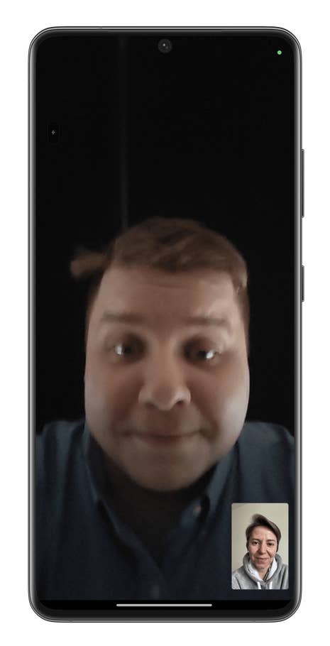 Screenshot von Xiaomis Fill-Light-Funktion