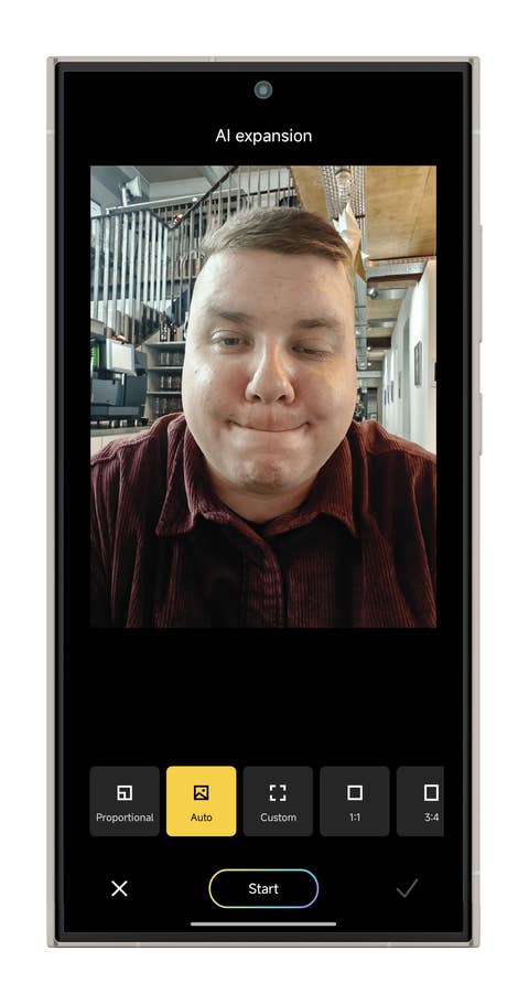 Screenshot zeigt, wie man unter HyperOS das KI-Expansion-Feature nutzt.