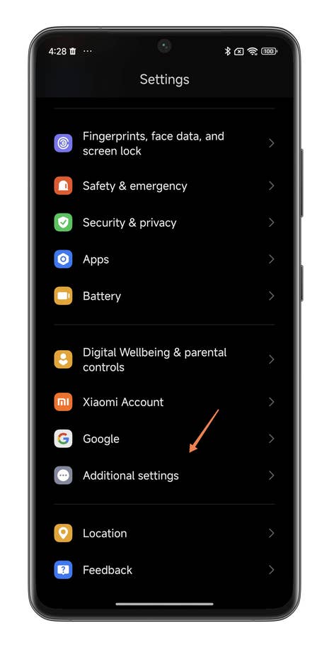 Screenshot von HyperOS, der zeigt, wie Ihr die Herzfrequenz auf dem Xiaomi-Handy messt