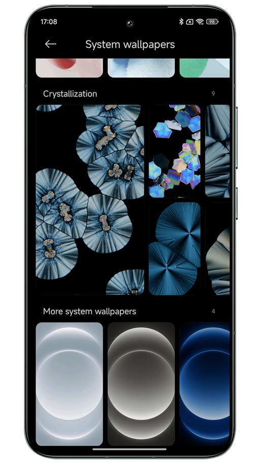 Screenshots von Xiaomi HyperOS