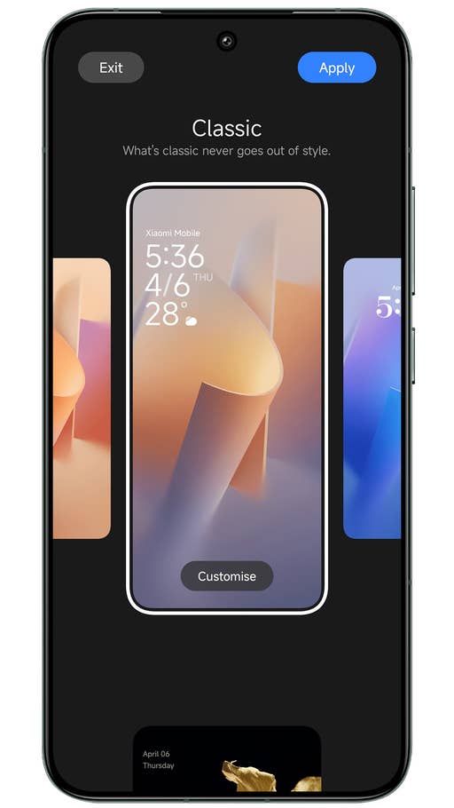 Screenshots von Xiaomi HyperOS