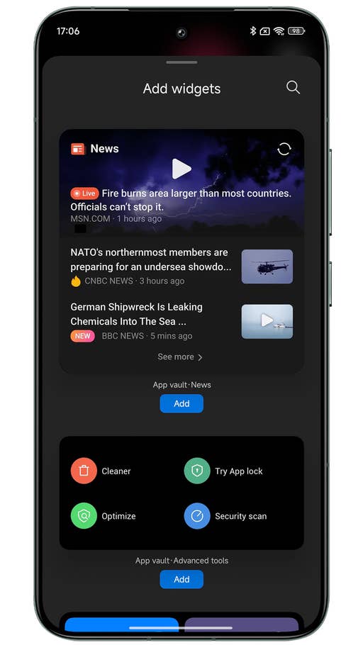 Screenshots von Xiaomi HyperOS