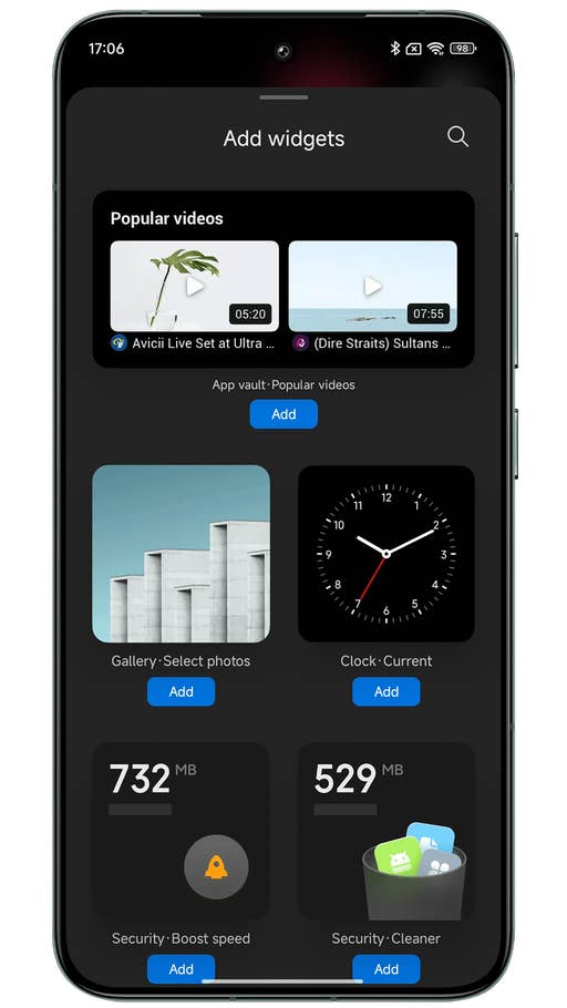 Screenshots von Xiaomi HyperOS