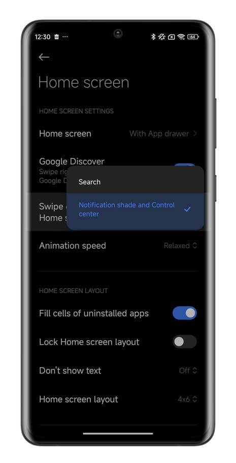Screenshot von HyperOS, aufgenommen auf einem Xiaomi-Smartphone.