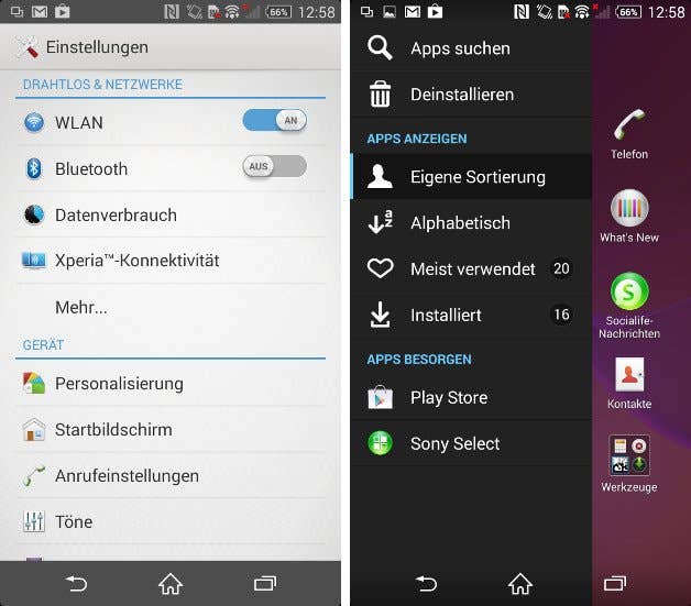 xperia z2 screenshot test 1